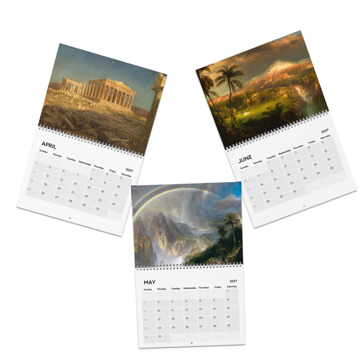 Frederic Edwin Church 2027 Wall Calendar