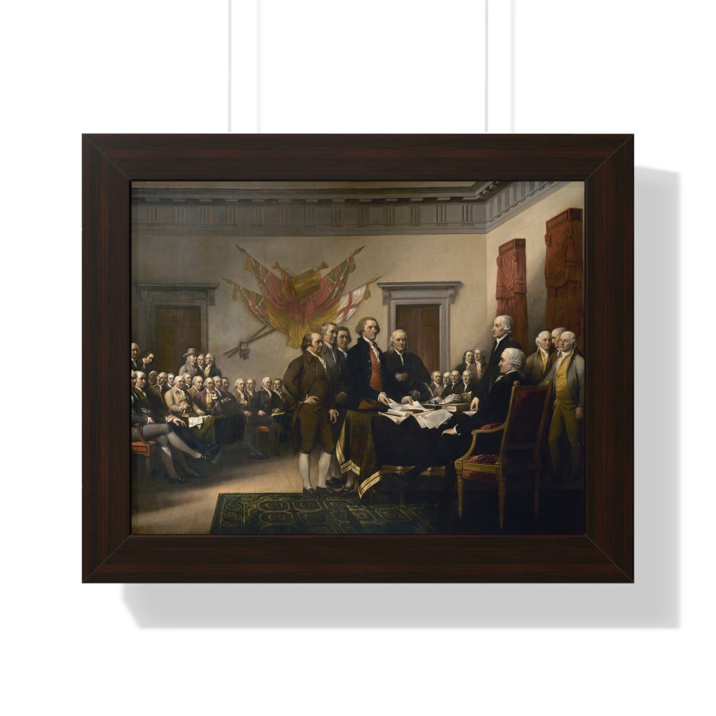 The Signing of The Declaration of Independence Framed Painting Poster