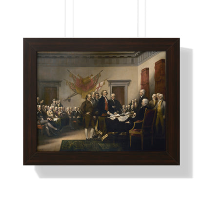 The Signing of The Declaration of Independence Framed Painting Poster